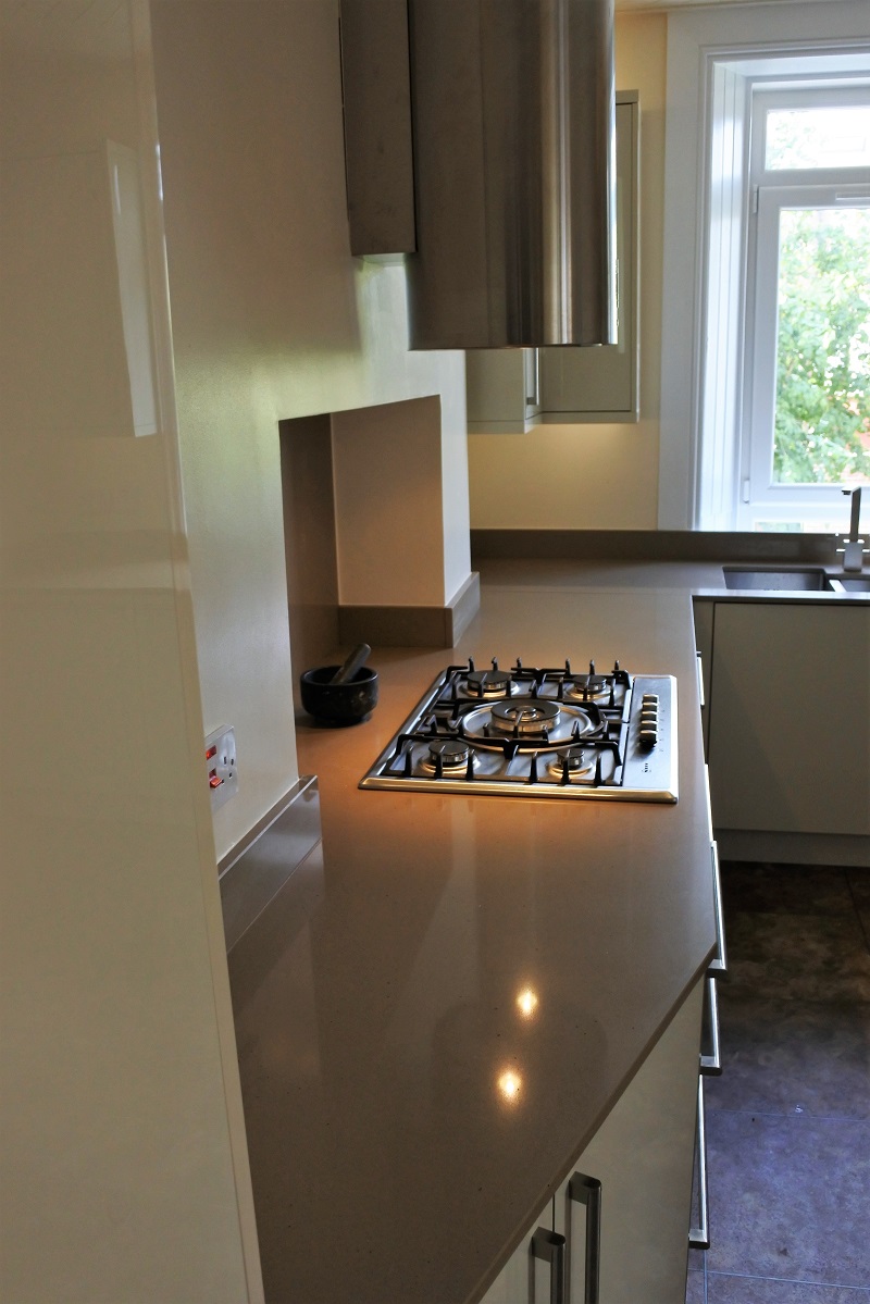 Splayed Unit for streamlined look