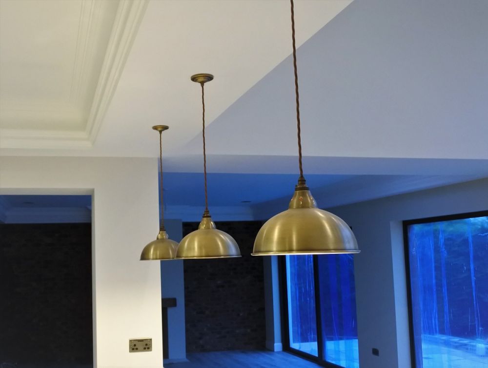 Antique Brass Lamp Shades