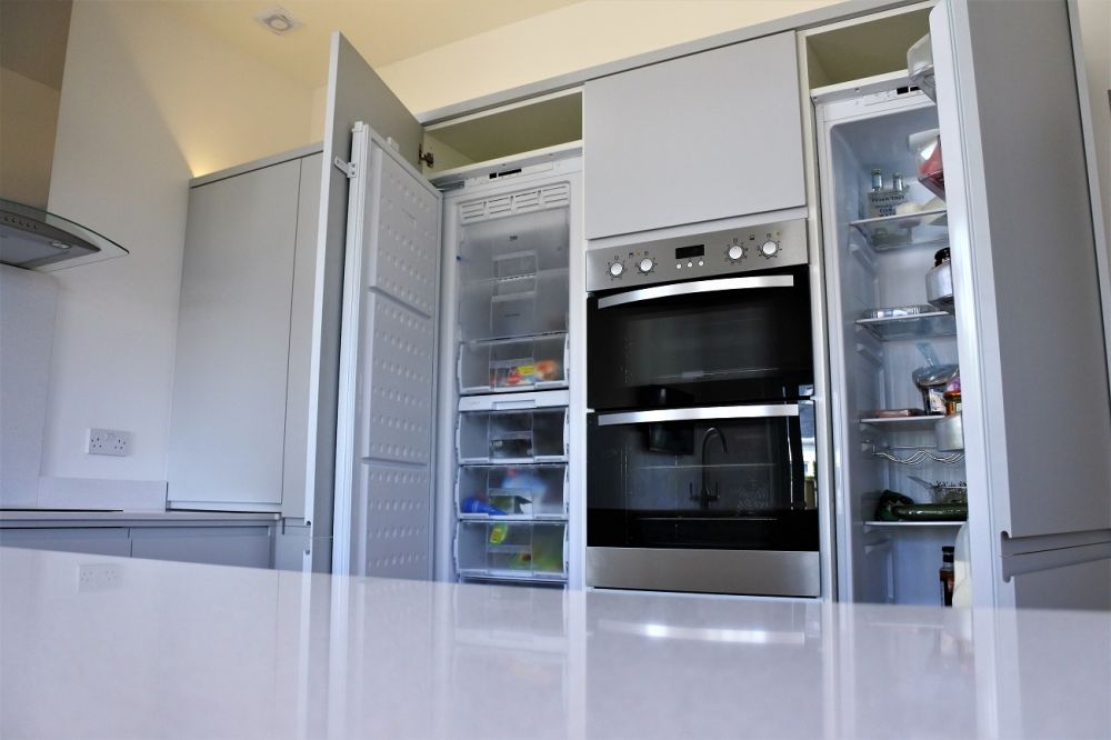 Full size fridge and freezer