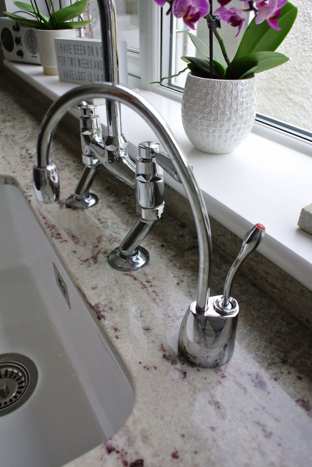 Instant 100 degree water...No problem with this addition from Insinkerator