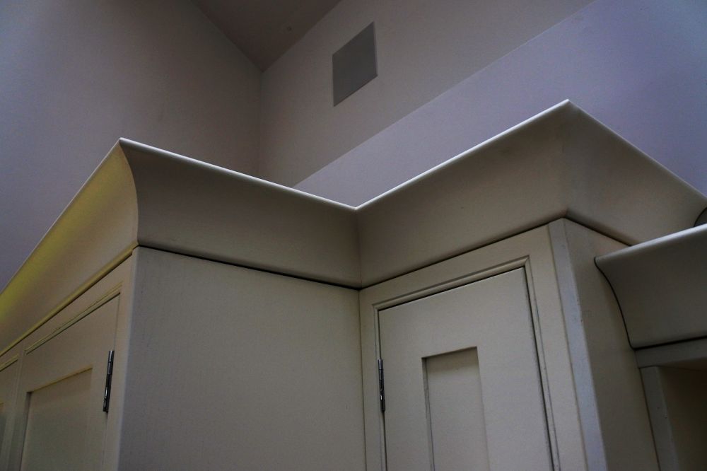 Crown cornice mitered to perfection