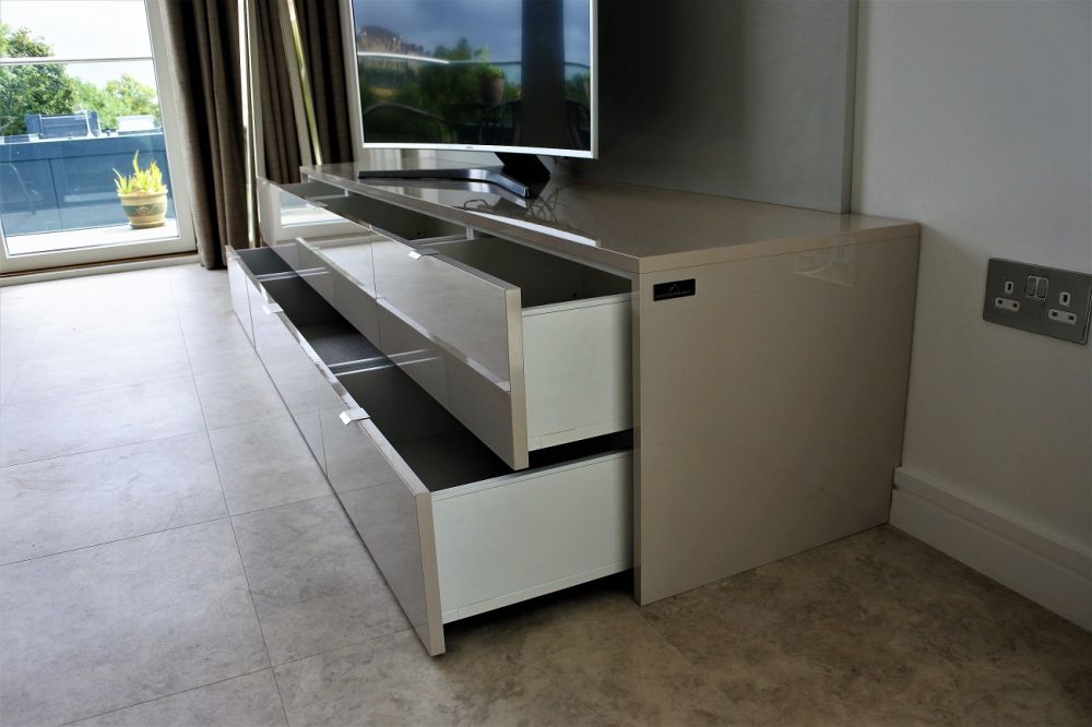 Blum Legrabox Drawer Runners. Thin walled with deep storage